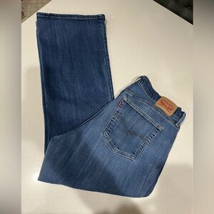 Women’s Levi's Dark Blue Flare Jeans - 726 Flare